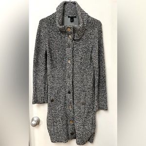 White House Black Market grey sweater dress